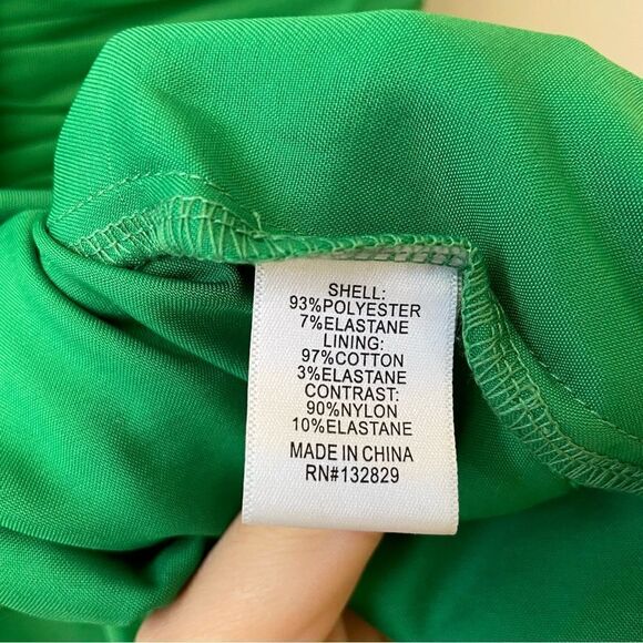 MAJORELLE Ursula Dress in Green Apple - Picture 9 of 9